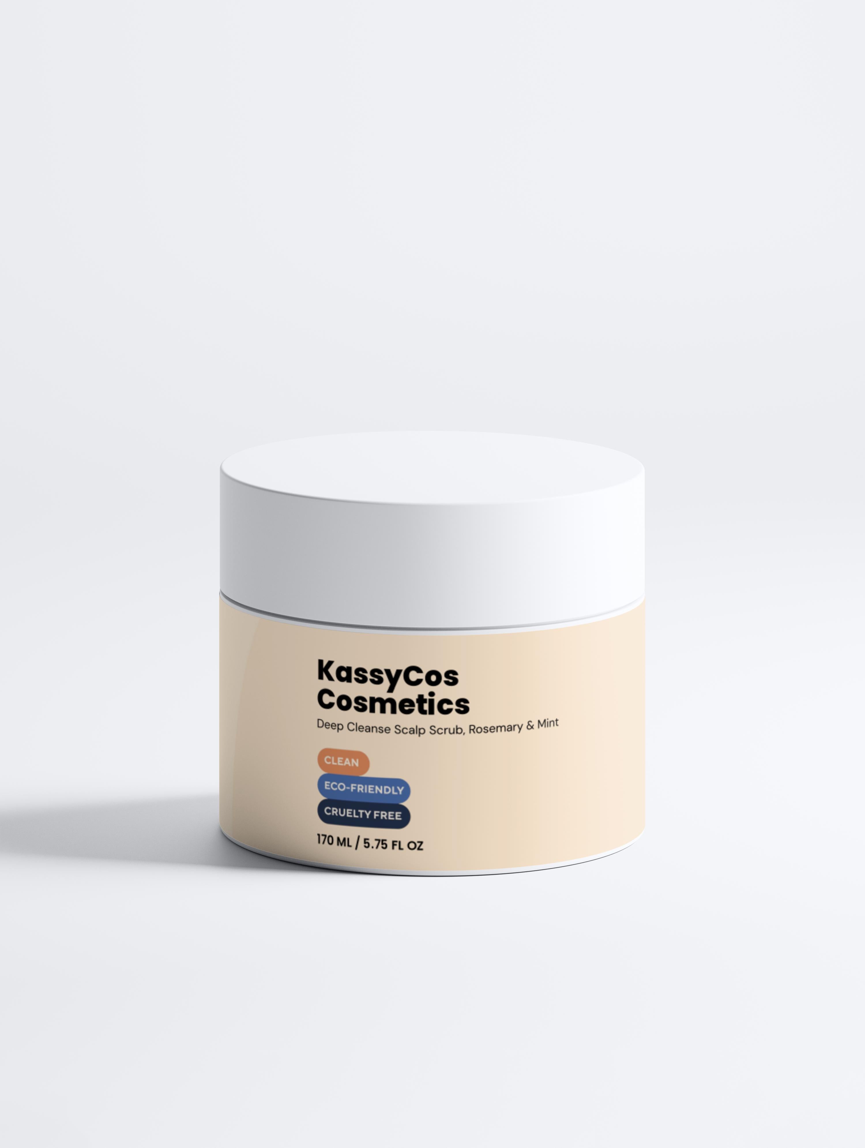 Deep Cleanse Scalp Scrub, Rosemary & Mint